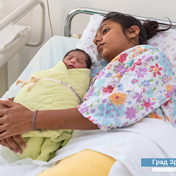 Gradonačelnik u poseti porodilištu - Amela prva beba u Novoj 2020. godini