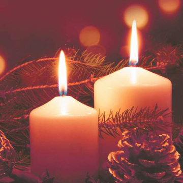Božićna čestitka i raspored svečanosti paljenja badnjaka
