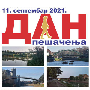 Трасом зрењанинских мостова и обала - "Дан пешачења", у суботу, 11. септембра  