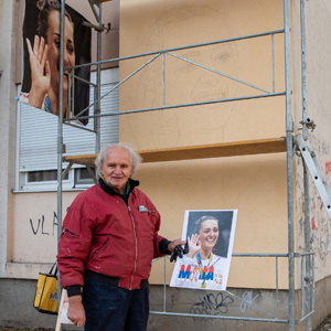 Novi sportski mural na zrenjaninskim fasadama - u svom rodnom kraju priznanje dobija dvostruka osvajačica olimpijskih medalja Maja Ognjenović