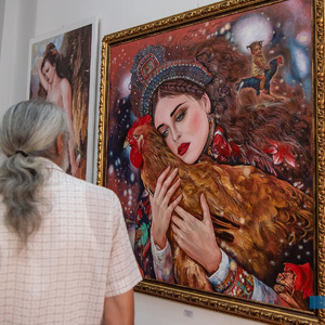 Gradonačelnik otvorio retrospektivnu izložbu povodom jubileja umetnika Viorela Flore - 70 godina života i 50 godina umetničkog rada
