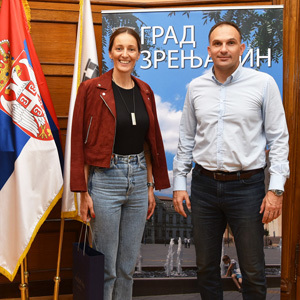 Gradonačelnik ugostio proslavljenu srpsku odbojkašicu, našu sugrađanku Maju Ognjenović: Zrenjanin uvek osećam kao svoj grad