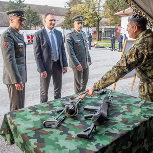 U kasarni zrenjaninskog garnizona Vojske Srbije svečano obeležen Dan Banatske brigade