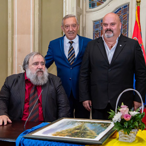 U Gradskoj kući održana svečanost povodom završetka diplomatske misije u Srbiji Georgea Dinu, generalnog konzula Rumunije u Vršcu