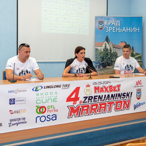Четврти MaxBet “Зрењанински маратон” одржава се у недељу, 26. маја - уз главну и пет пратећих трка, улице дуж трасе затварају се за саобраћај