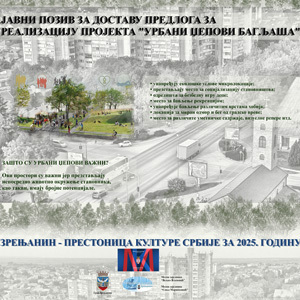 U okviru projekta “Zrenjanin - prestonica kulture Srbije 2025” gradonačelnik poziva građane da dostave predloge za “Urbane džepove Bagljaša”