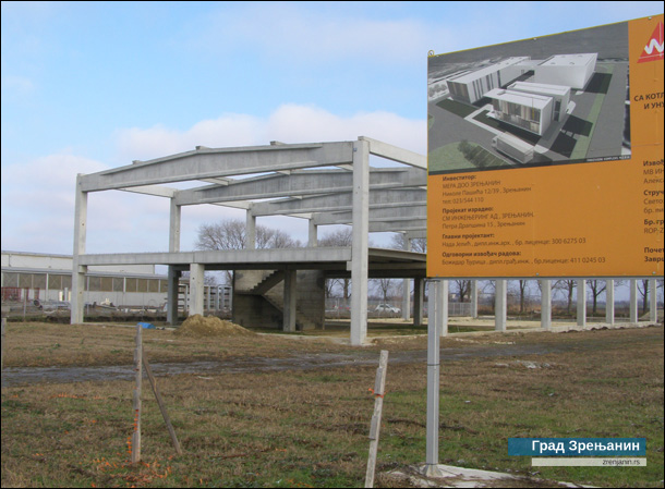 Betonski skeleti za četiri nove proizvodne hale u zoni ''Jugoistok''