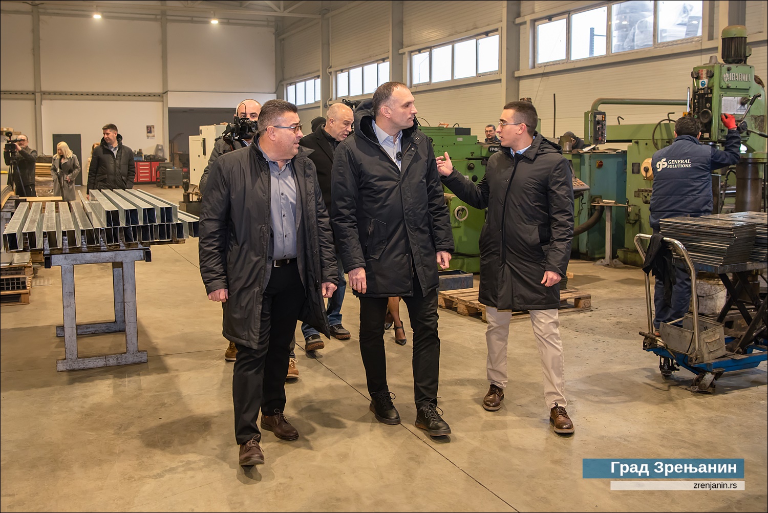 Градоначелник посетио нове производне погоне компаније “Генерал Солутионс”: прави пример како се квалитетно развија и унапређује пословна идеја у нашем граду 